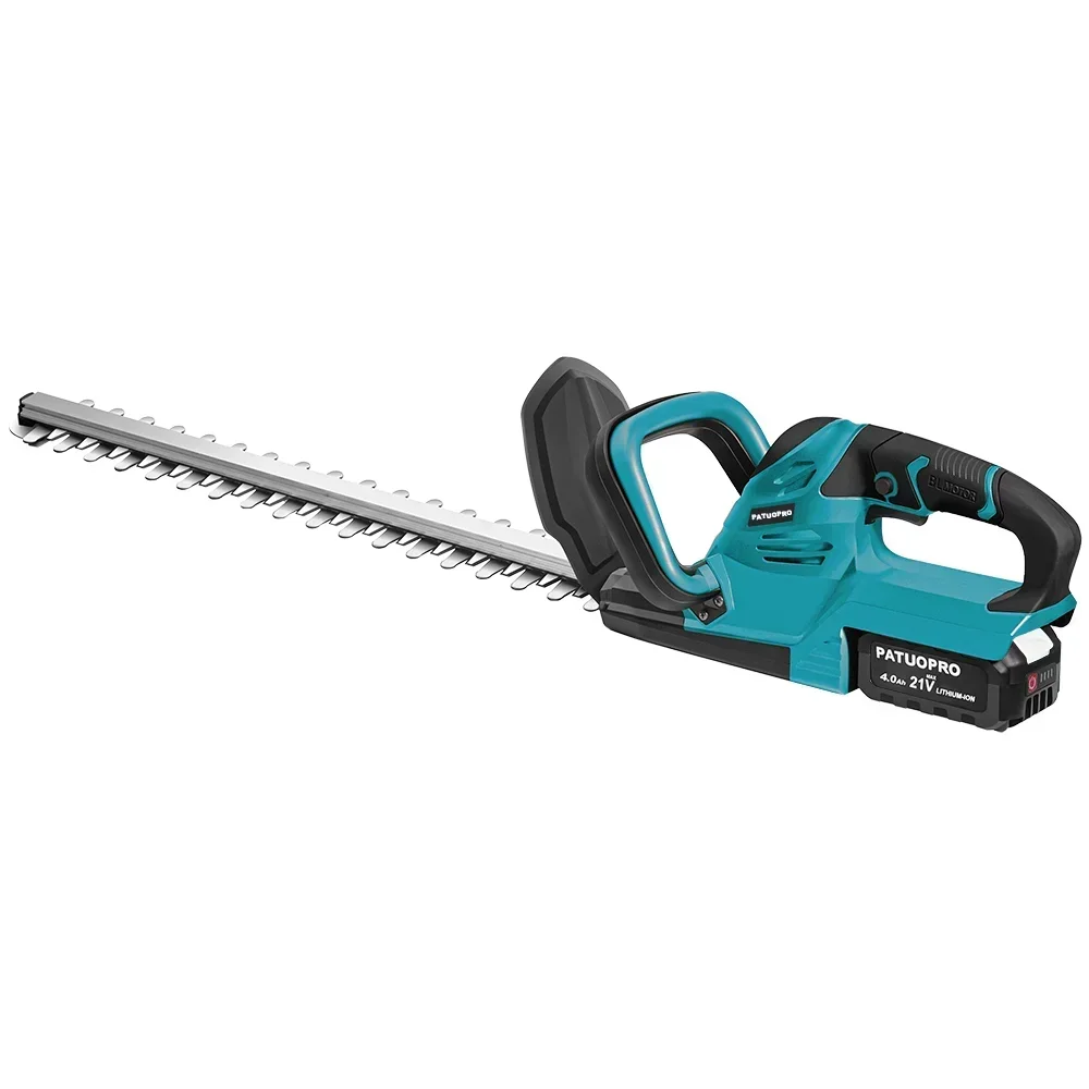 PATUOPRO 480MM Electric Hedge Trimmer Cordless Dual-blade Garden Shrub Pruning Shear Handheld Power Tool For Makita 18V Battery