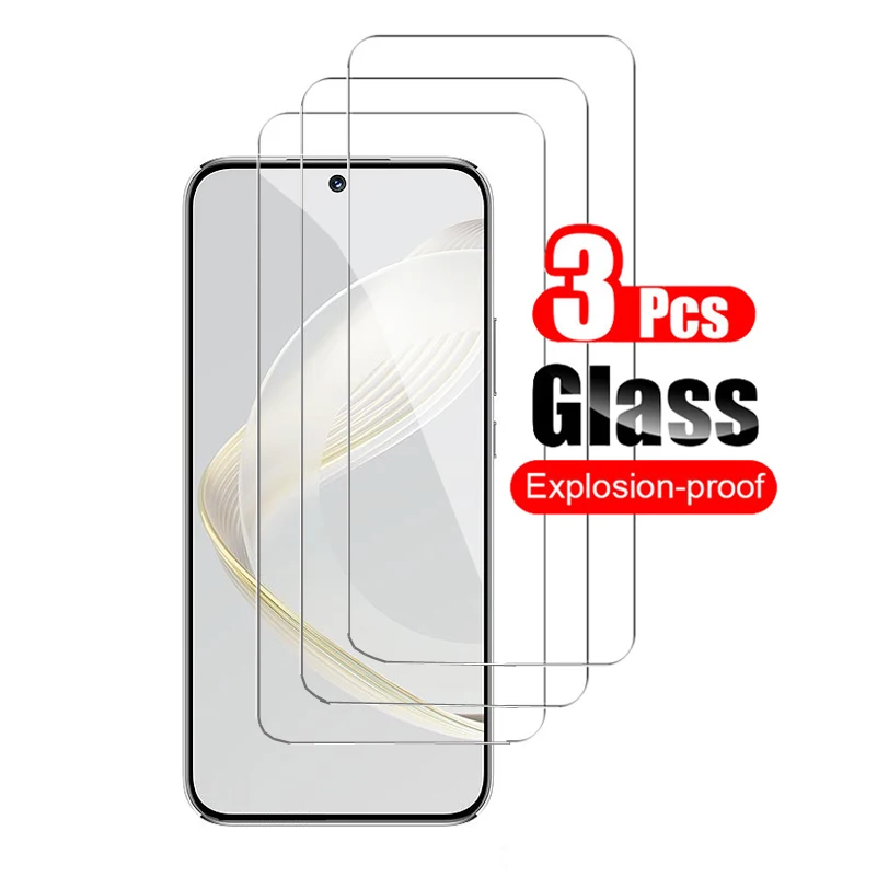 3Pcs For Huawei Nova 11 11i Tempered Glass Screen Protector Protective Film Nova 11 SE Anti-Scratch Glass 10H 0.26mm Full Clear