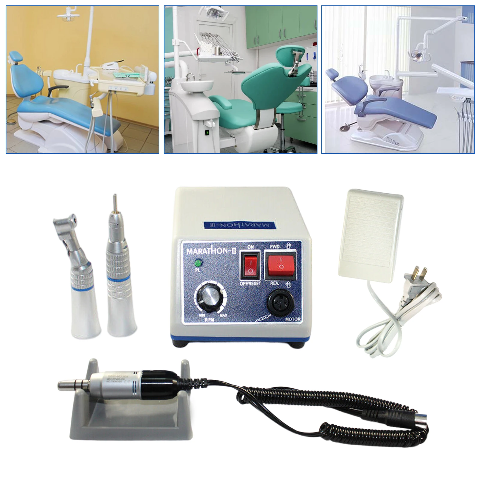 Micromoteur dentaire 35000 tr/min, Machine à polir, ponceuse de sculpture de bijoux de laboratoire pour prothèse dentaire, broyeur à poignée, outil de manucure