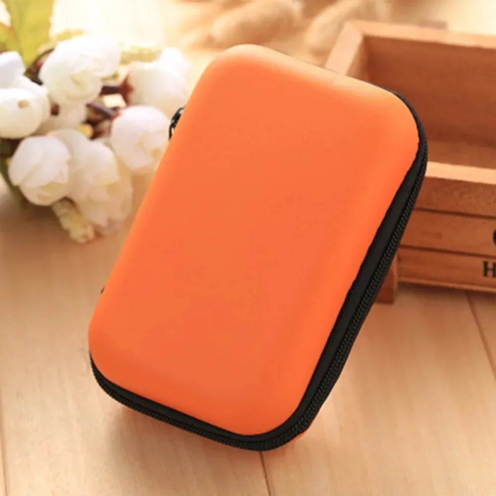 Mini Portable Earphone Bag Box Coin Purse Storage Box Carry Pouch Memory Card Case Cable Organizer Headphone Headset Accessories