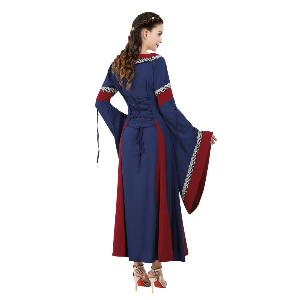 European Medieval Dress For Women Renaissance Vintage Dress Ball Gown Gothic Court Dress Palace Party Elegant Costume Long Dress