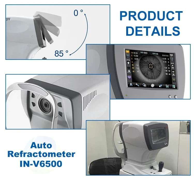 IN-V6500 China Optical Equipment Autorefractor Auto Refractometer with Keratometer for Eye Test