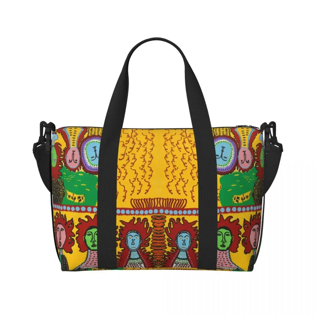 مخصص يايوي كوساما حمل حقيبة المرأة سعة كبيرة حديقة للنساء في تزهر الشباب شاطئ الصالة الرياضية حقيبة الكتف السفر