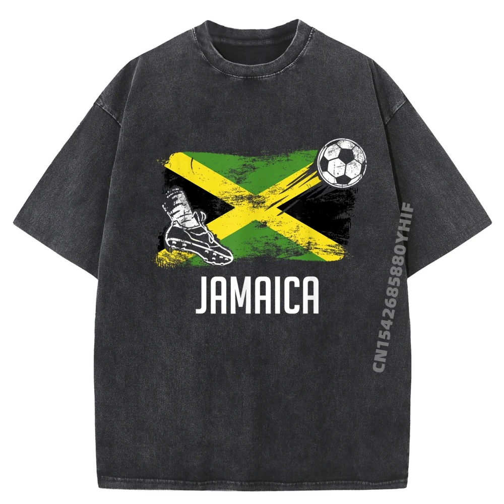 

Jamaica Flag Jersey Jamaican Soccer Team Jamaican Plain T Shirts Wholesale Graphic T Shirts Crazy Funny Washed Shirt