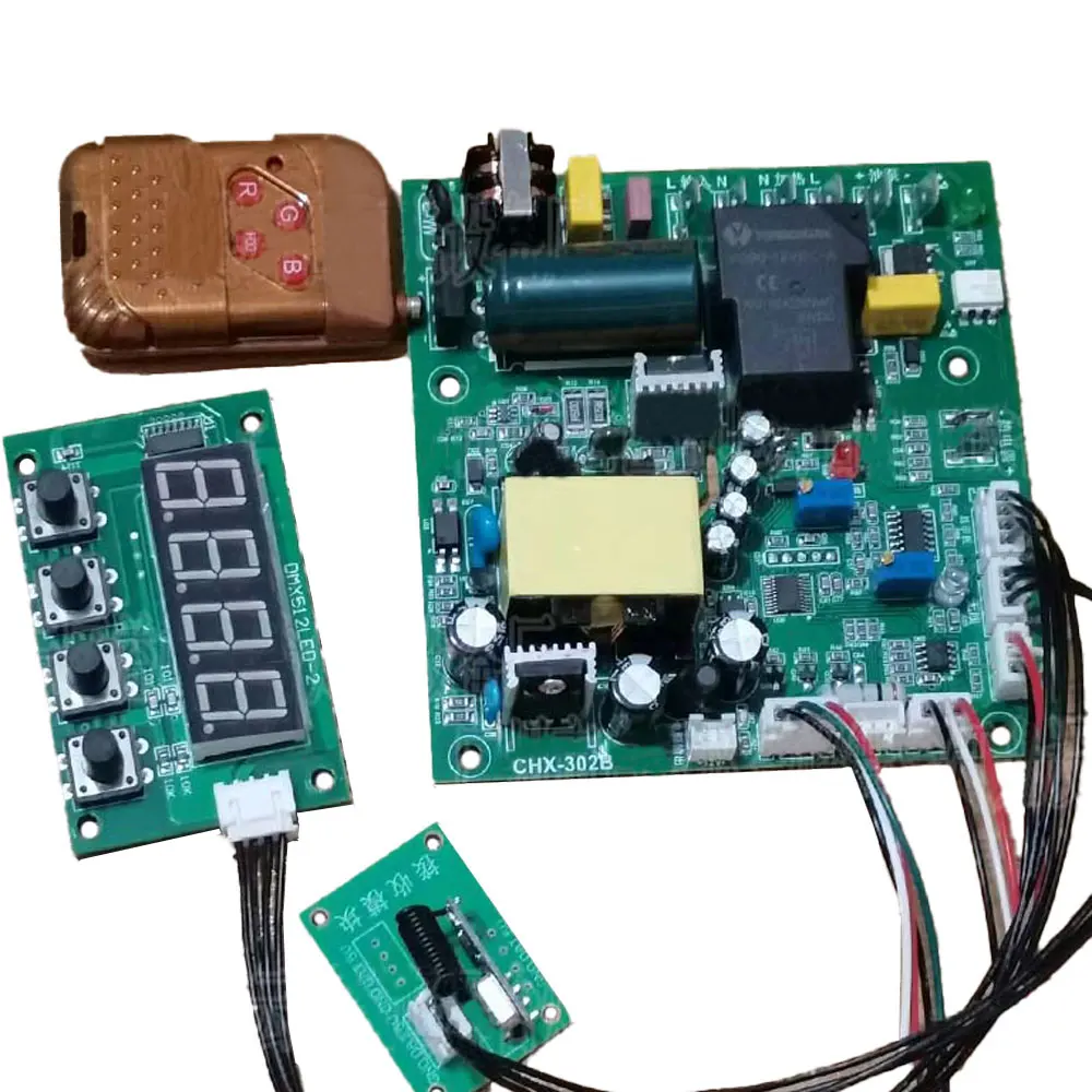 Remote Control Board & Mainboard Replacement Parts for LED Haze Machine Fog Column DMX512 Stage Effect Smoke Machine Accessories