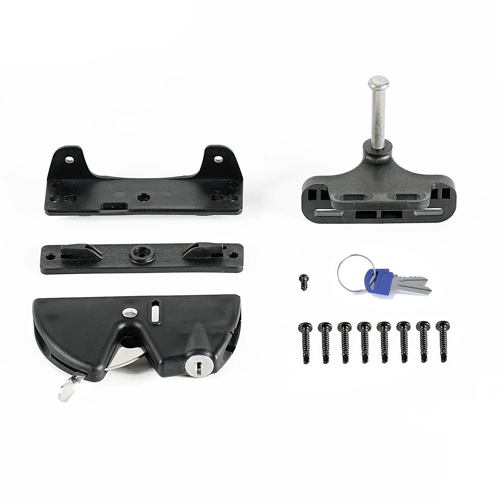 Self-Locking Fence Gate Latch With Key Lockable 2 Sided Gate Latch Key Various Fence Locks Automatic Locking Fence Lock