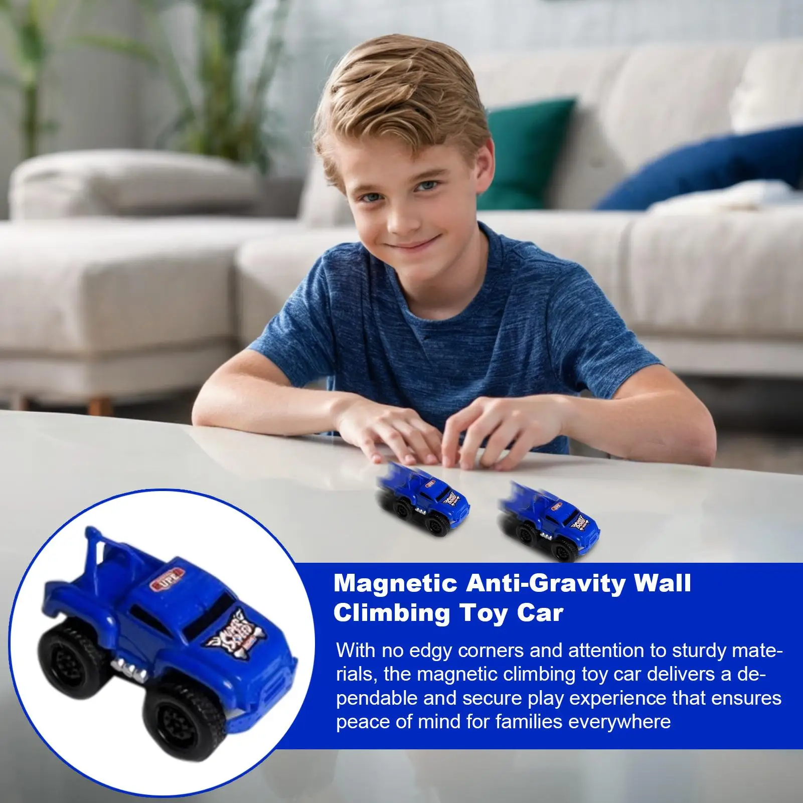 

Магнитный альпинистский автомобиль для стены, мини-автомобиль с магнитной левитацией, обучающая игрушка-альпинист, обучающие игры, дошкольное обучение