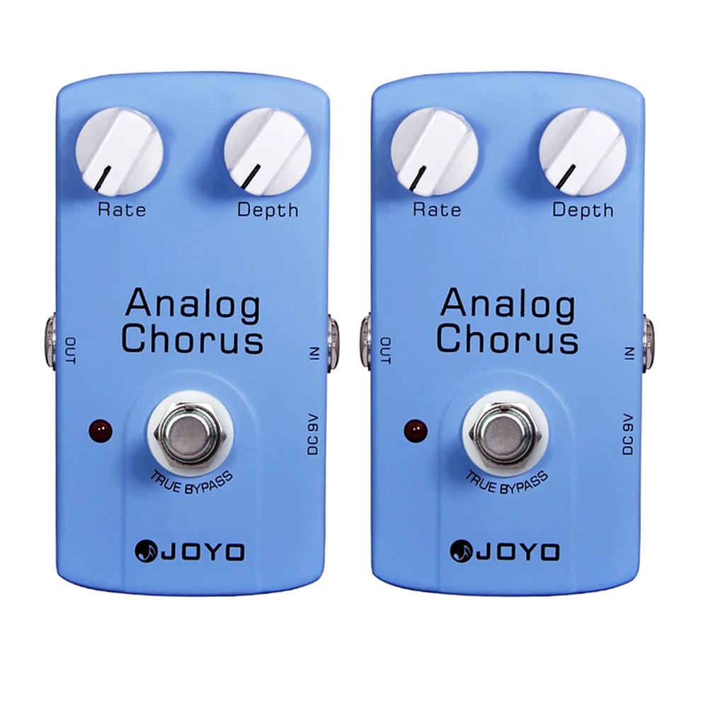

2PCS JOYO JF-37 Analog Chorus Guitar Effect Pedal BBD Chip Classic Analog Chorus Sound True Bypass Electric Guitar Effect Pedal