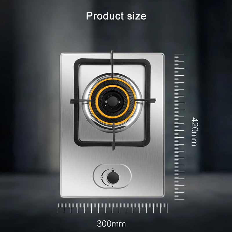 4,2 kW domowy kuchenka gazowa z palnikiem/stacjonarny dwufunkcyjny piec z naturalną gazu płynnego ze stali nierdzewnej