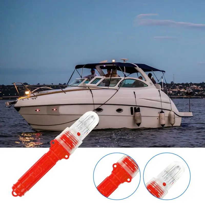 Flares for Boating LED Boating Flares Fishing Light Light Sensing Boating Safety Kit Visual Signal Day/Night Flare LED Network