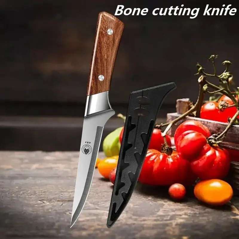 Verbessertes professionelles Ausbein- und Metzgermesser-Set – Multifunktionales Fleisch- und Filetmesser aus Kohlenstoffstahl für den Einsatz in der Küche, beim Grillen und beim Picknick – Detail 7