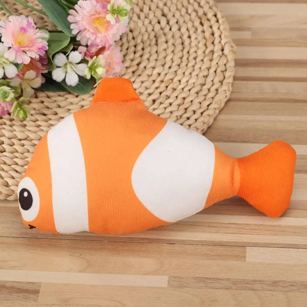 Funny Cartoon Fish Cat Toys Catnip Creative Interactive Toy Reduce Boring Cat Accessories