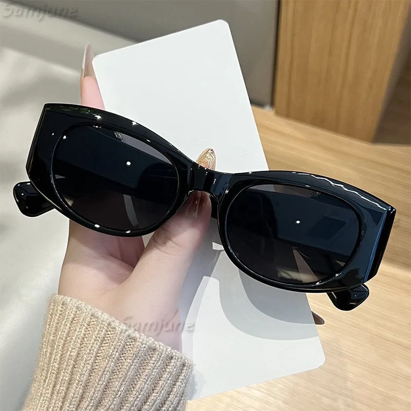Katzenaugen-Sonnenbrille für Damen und Herren, modisch, luxuriös, Vintage-Design, Strandparty-Sonnenbrille, Unisex-Brille, Y2K