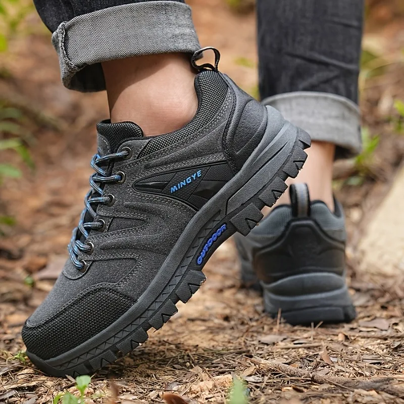 

Hiking Shoes Men Anti-slip Low-top Outdoor Sports Shoes Men Lace-up Comfortable Soft Breathable Casual Sneakers Men Shoes