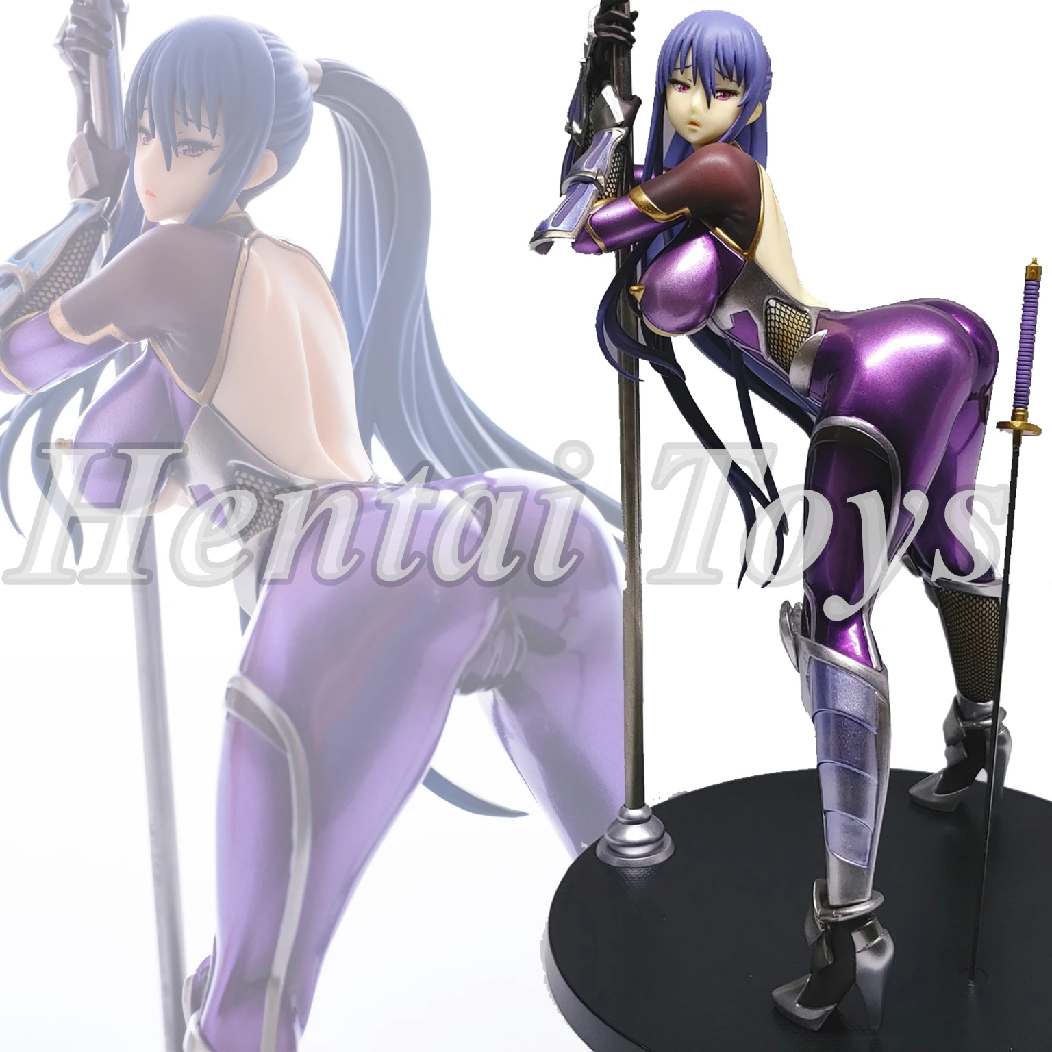 

26CM Anime Taimanin Yukikaze 2 Akiyama Rinko 1/7 Pole Dance Ver PVC Action Figures Hentai Collection Model Toys Birthday Gift