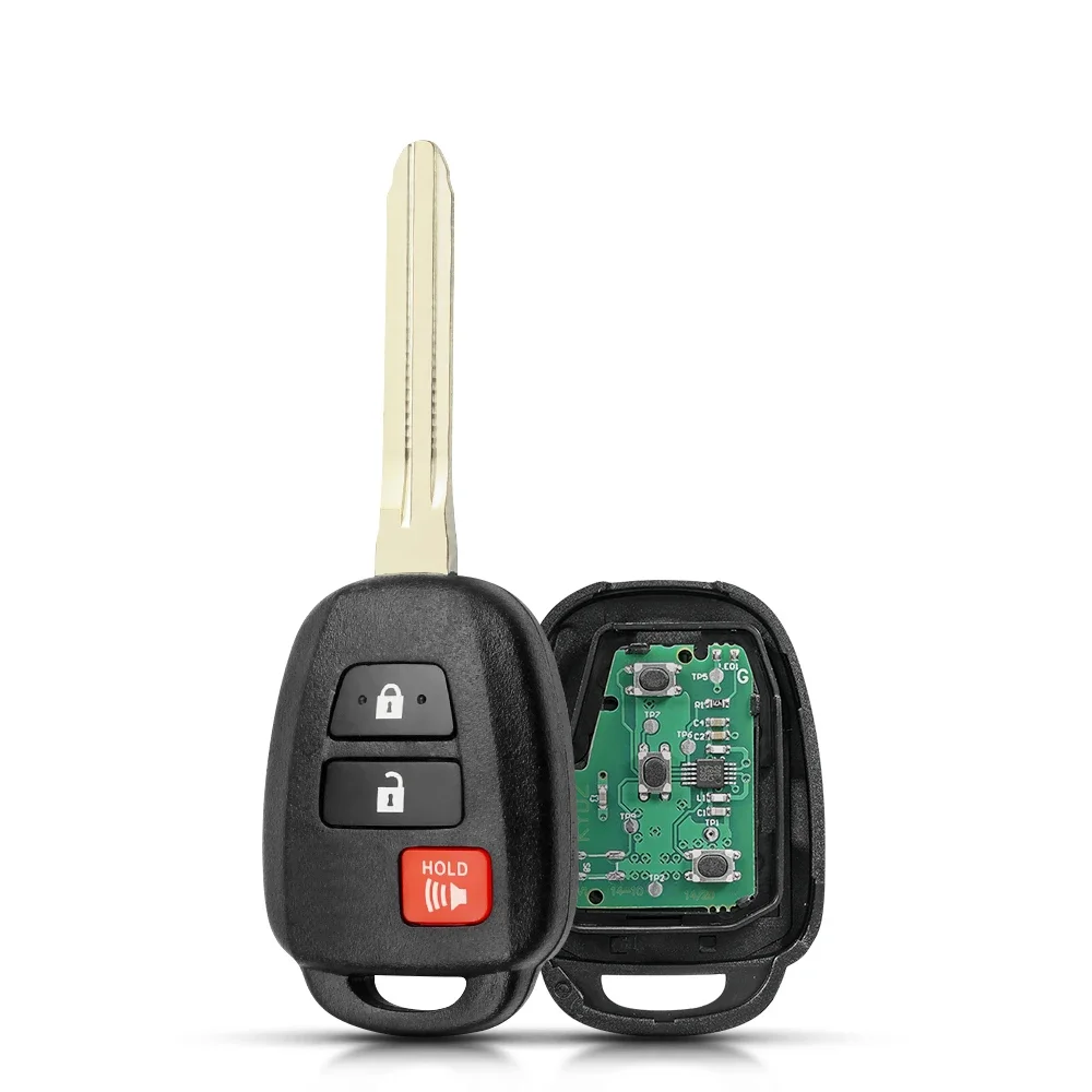 CHAVE-Controle Remoto Car Key Fob, 2, 3, 4B, Toyota RAV4, TACOMA, Sequoia, Rav4, Highlander, Tundra H Chip, 314MHz, 315MHz, GQ4-52T