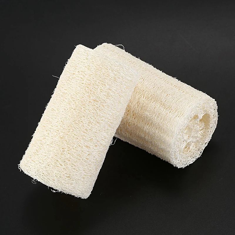 Natuur 30x Biologische Loofahs Loofah Spa Exfoliërende Scrubber Natuurlijke Luffa Body Wash Spons Verwijderen Dode Huid Gemaakte Zeep