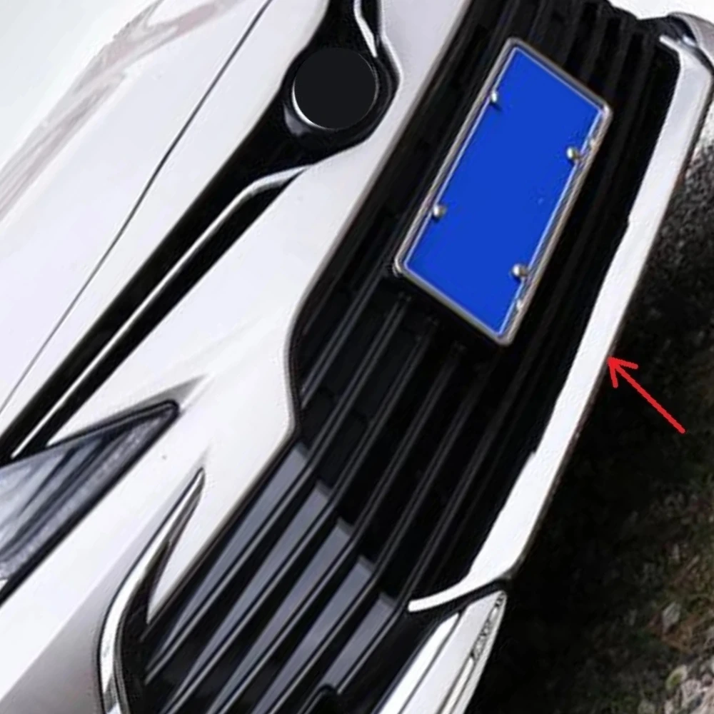 

Front Bottom Bumper Cover Trim For Toyota Camry 2021 2022 2023 Chrome Car Head Lower Racing Grille Frame Strip Accessories