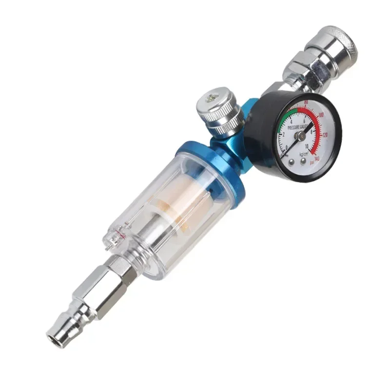 1/5PCS European Style 1/4'' Water Oil Separator Air Filter Moisture Trap For Compressor Spray Paint Gun Tool Pressure Parts - Image 6