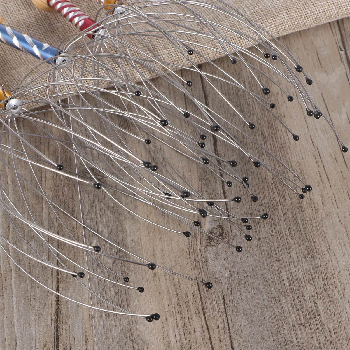 

5 Pcs Stress Relief Tool Head Massager Gentle Touch Automatic Scalp Hair Wire Handheld Cranial