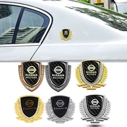 Car Sticker Side Decorative Badge Window Decal for Nissan X-Trall Qashqai Altima Sylphy Nismo Juke Note Leaf Tiida Navara Emblem