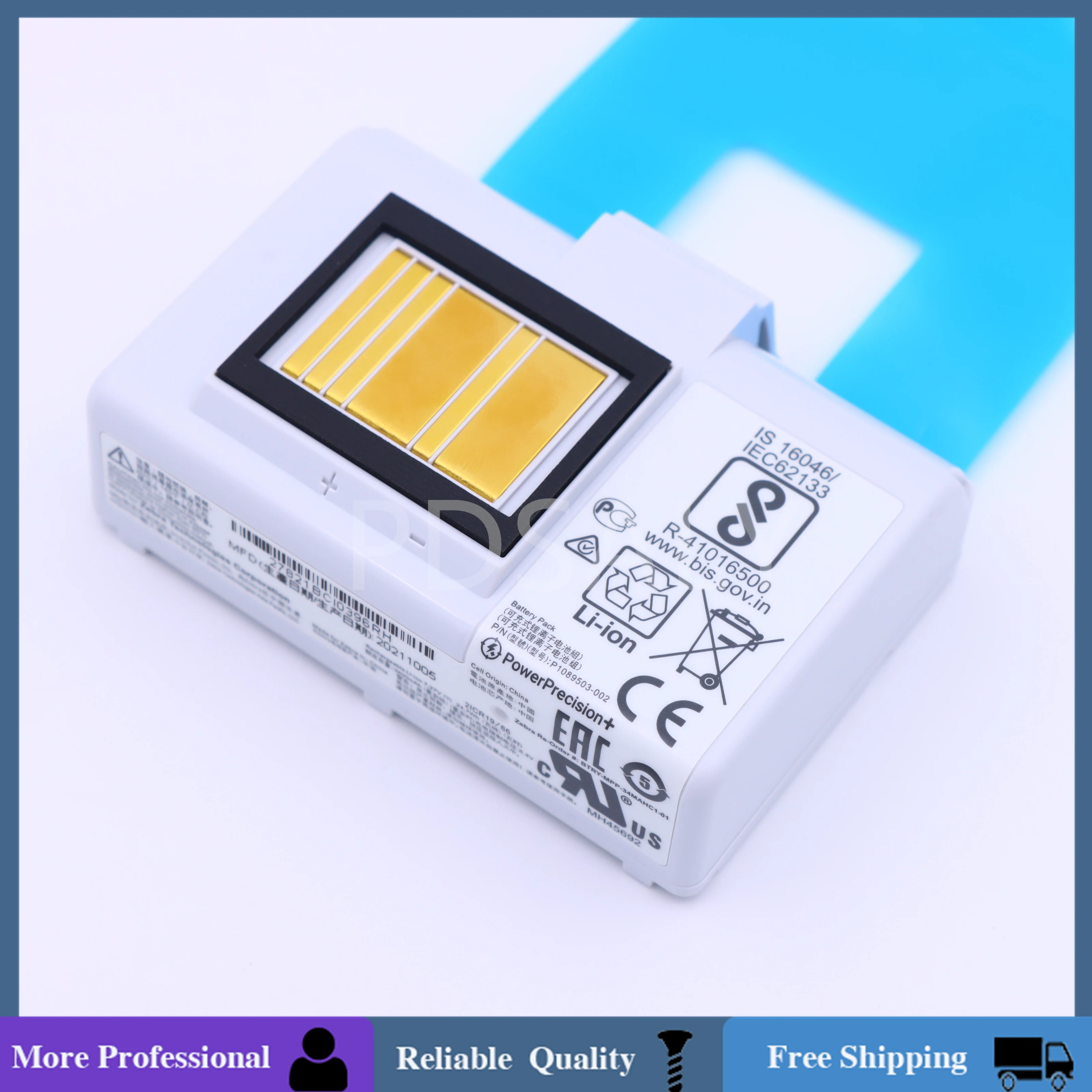 Brand New Original 3400mAh White Battery For Zebra Barcode Printer QLn220 QLn320 ZQ500 ZQ510 ZQ520