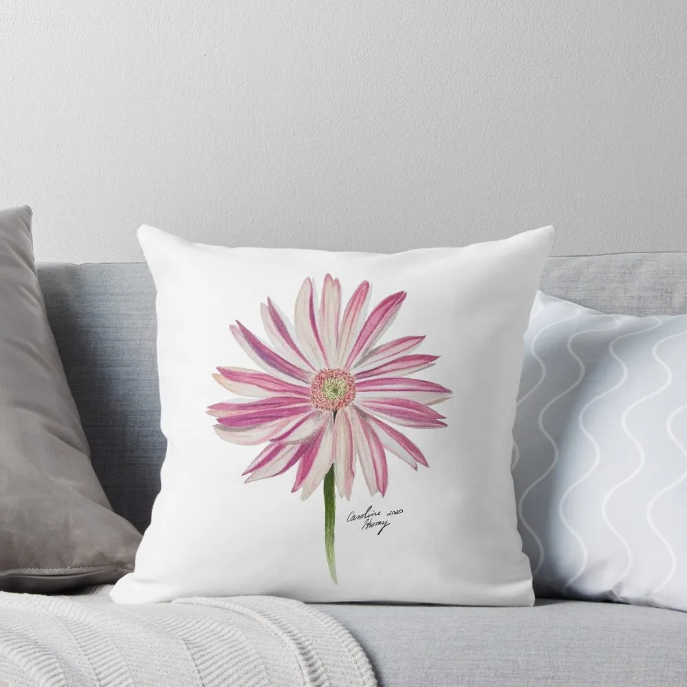 

Pink Coneflower Throw Pillow Decorative Cushion Elastic Cover For Sofa Pillow Cases Decorative pillow