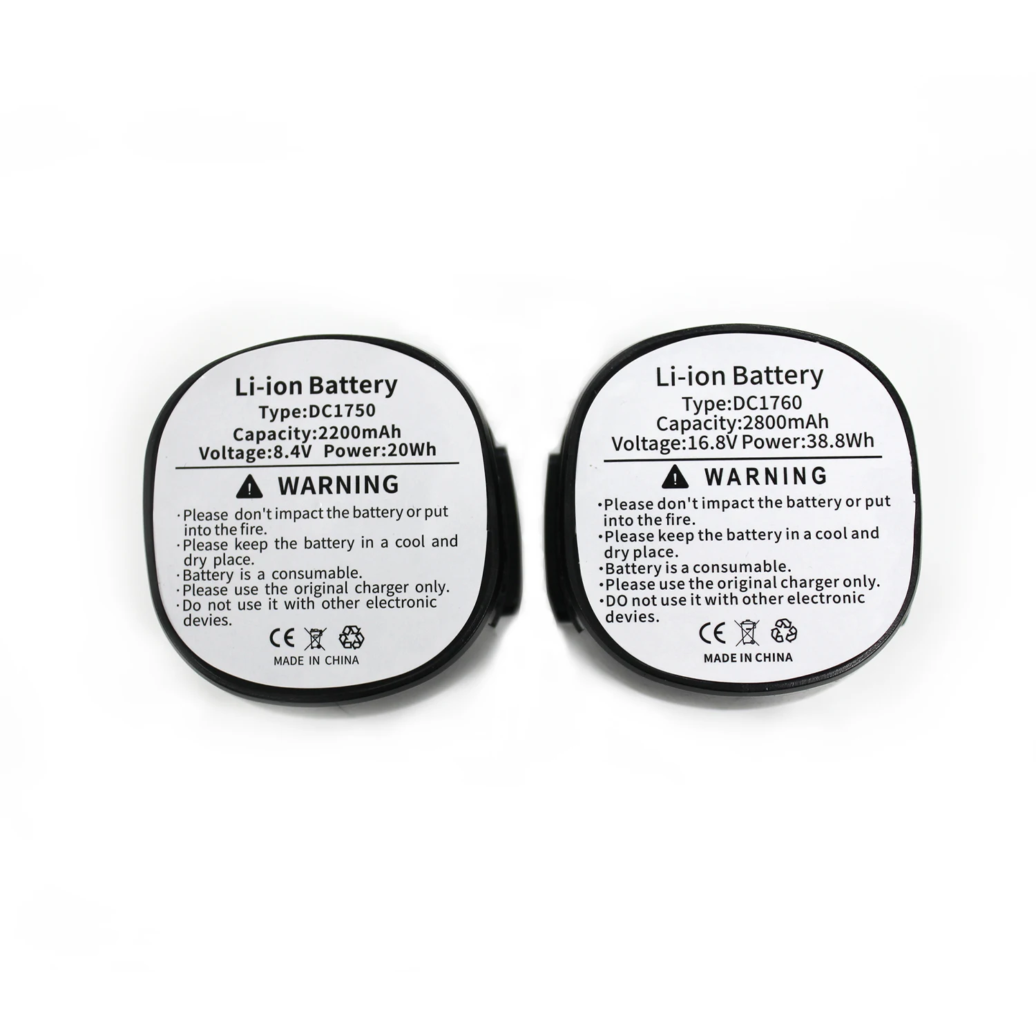 Аккумулятор DCODE для ручного струйного принтера 8,4 В/16,4 В Аккумуляторы для 1730/1750/1755/1760/530/730