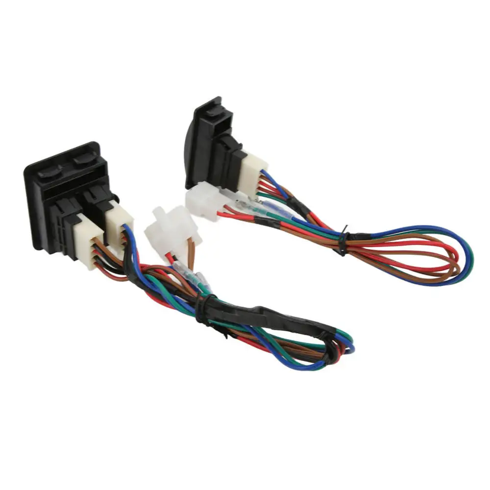 Electric Window Lifter Control Switch 3 Switches Window Regulator 12V 24V Car Window Control Panel Universal Automotive Parts