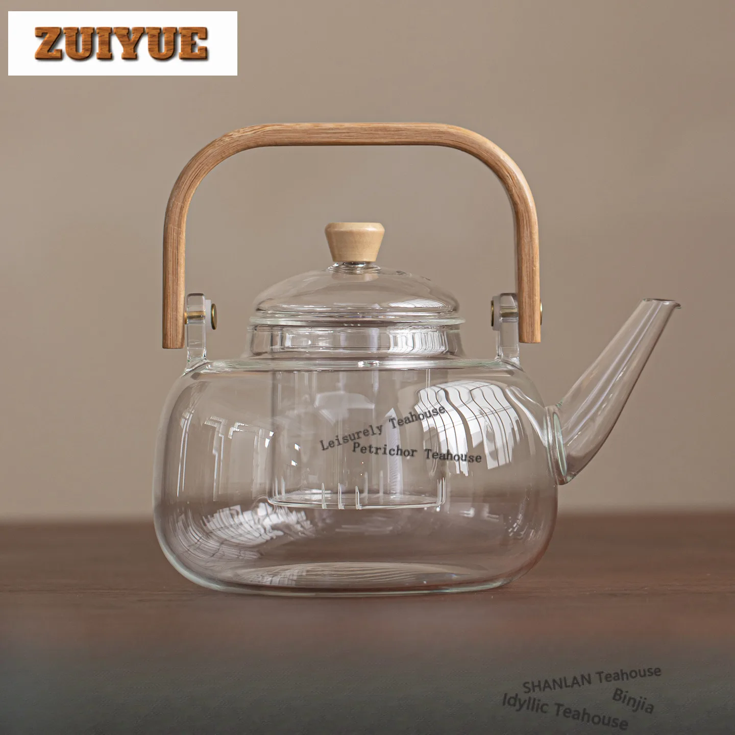 

Glass Lifting Handle Boiling Water Kettle Creative Large Capacity Tea Making Pot Healthy Tea Kettle Flower Tea Teaware Supplies