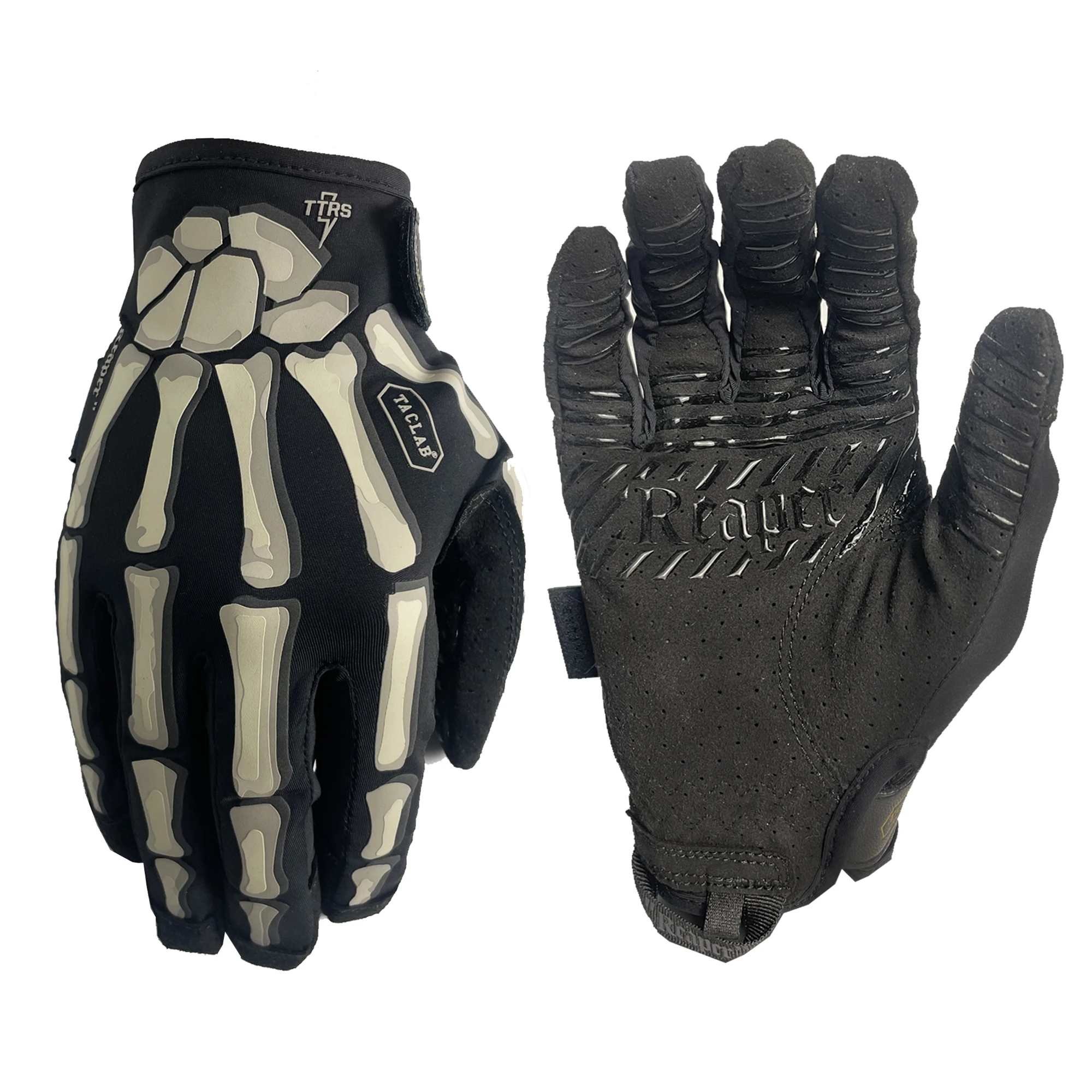 

TACLAB T-Reaper cod cosplay ghost Drive Glow in Dark Shooting Airsoft Paintball Tactical Military Luminous Skeleton Hands Gloves