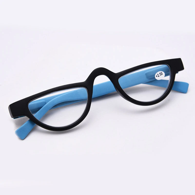 Ultralight Half Frame Reading Glasses Women Men Presbyopia Optical Eyeglasses Unisex Reading Eyewear Diopter +1.0to+3.5