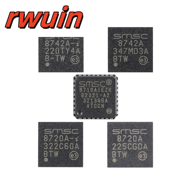 LAN8720A-CP-TR-ABC LAN8720AI LAN8742A-CZ-TR LAN8742AI QFN-24 LAN8742AI-CZ-TR QFN-24 Ethernet Transceiver Chip KSZ8081 LAN8720A