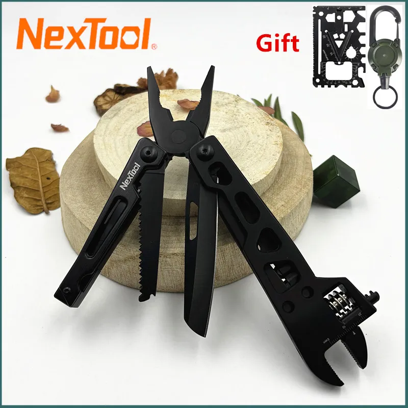 

NexTool 9 в 1, многофункциональный гаечный ключ, нож, многофункциональные складные плоскогубцы, пила по дереву, шлицевая отвертка, кухонный резак, уличные инструменты EDC