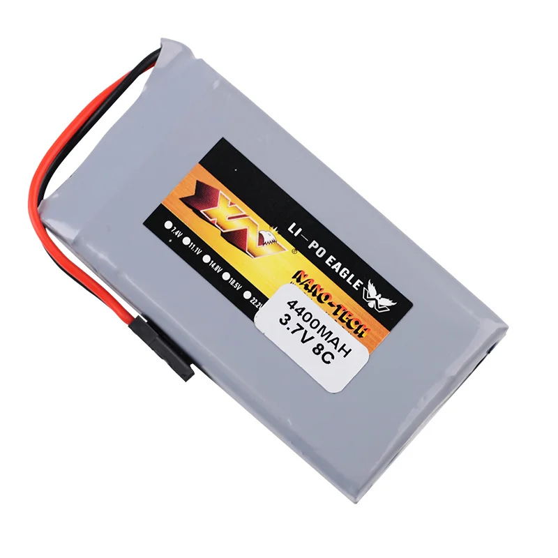 For GRAUPNER MZ-18 MZ-24 Remote Controller Battery 8C 3.7V 4400mah Lipo Battery MZ18 MZ 24 Remote Control Panel Batteries 3.7v