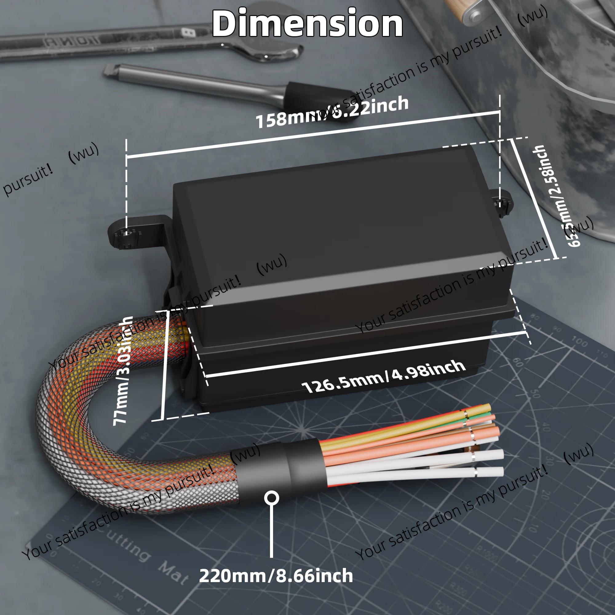 

Водонепроницаемый блок предохранителей 12 В, предохранитель 12 ATO/ATC и 4-контактный релейный блок с предварительно проводным жгутом для морского автомобильного автомобиля