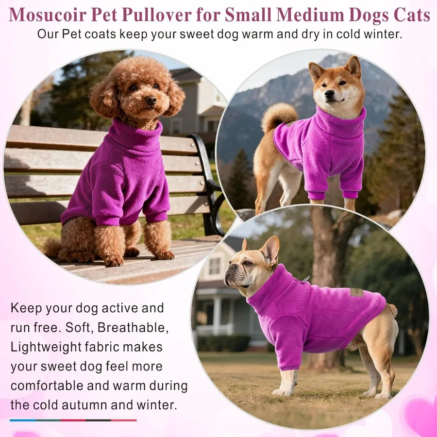 Sweater Hoodie Bulu Anjing, Mantel Hangat Hewan Peliharaan, Sweatshirt Katun, Pakaian Musim Dingin, Jaket Pullover Anak Anjing, Jumpsuit Anjing untuk Ukuran Kecil dan Sedang