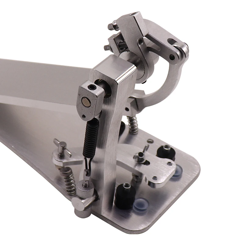 NEW Aluminium Alloy Drum Pedal Single Pedal Blue Color Silver Color High Quality with Small Flaw