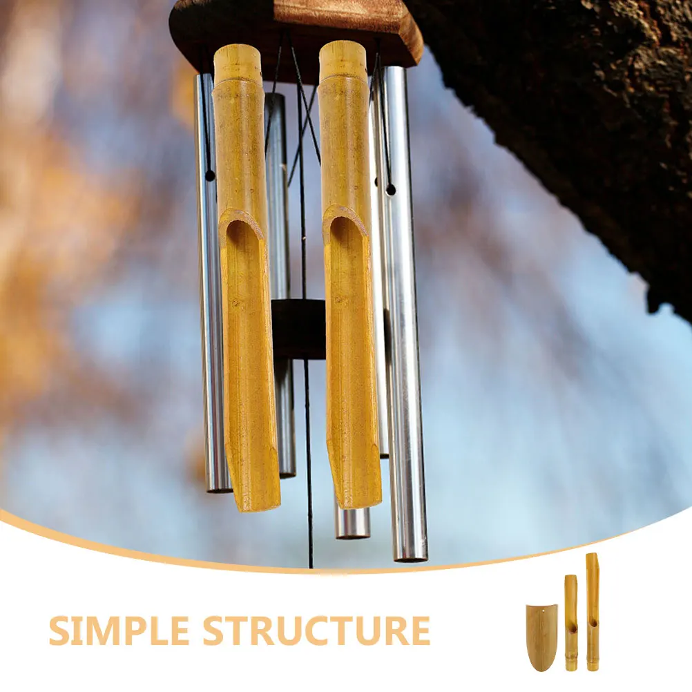 

Bamboo Wind Chime Accessories Sturdy Tube for Making Chimes The Sign Pipe Parts Replacement