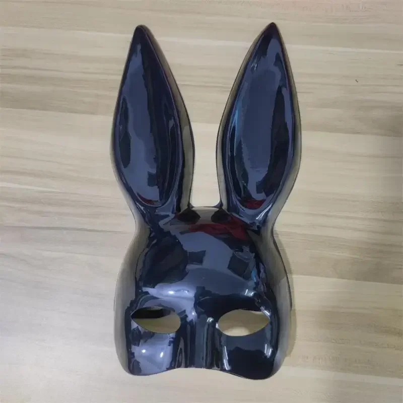 Halloween Party Decoration Bunny Girl Long Ears Prop Rabbit Mask Headwear Ball Performance Mask Cosplay