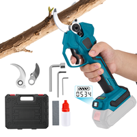 800W 25/30/35/40mm Electric Pruner Shear Cordless Rechargeable Fruit Tree Bonsai Pruning Branches Tool For Makita 18V Battery