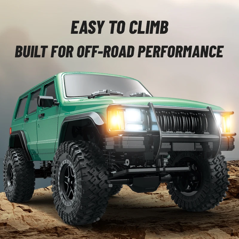 

JJRC C8809 1:18 Full Scale Simulation Model Jeep RC Car 2.4G 4WD Motor Pickup Climbing Off-Road Model Car Toys