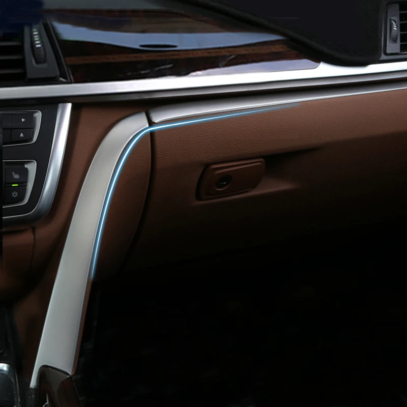 

Центральная консоль автомобиля, перчаточный ящик для второго пилота, крышка приборной панели, наклейка, декоративные полоски для BMW 3, 4 серии 3GT F36 F32 F34 F30, аксессуары