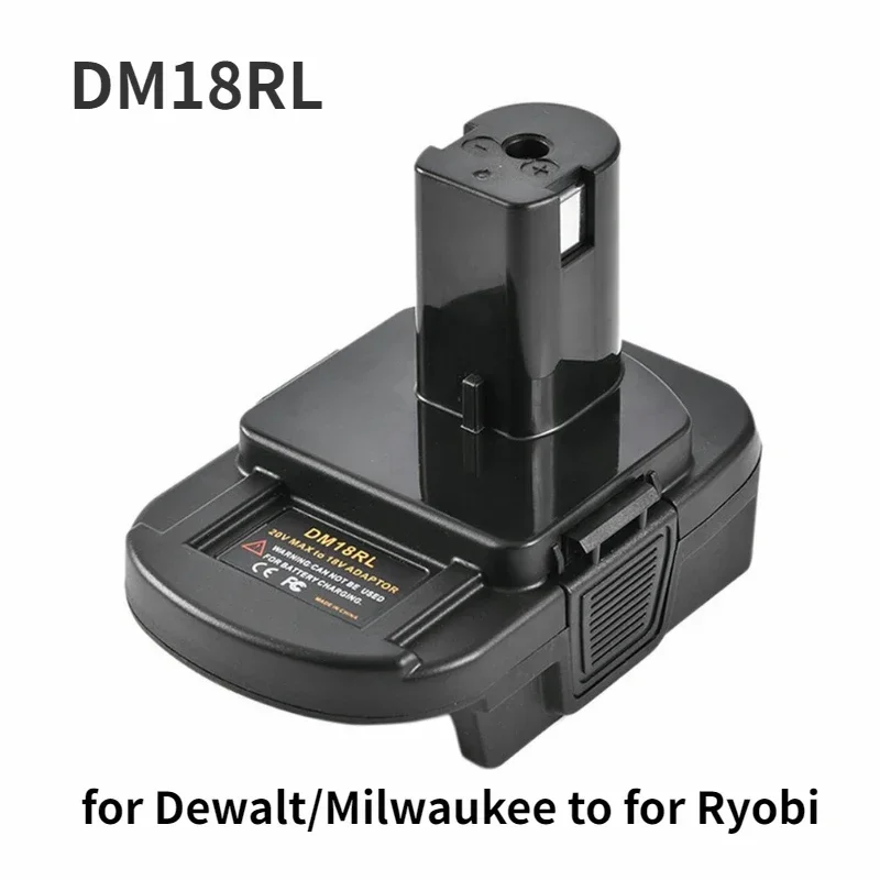 Adapter do elektronarzędzi DM18M itp. Konwerter do akumulatora litowo-jonowego Dewalt 18 V do narzędzi