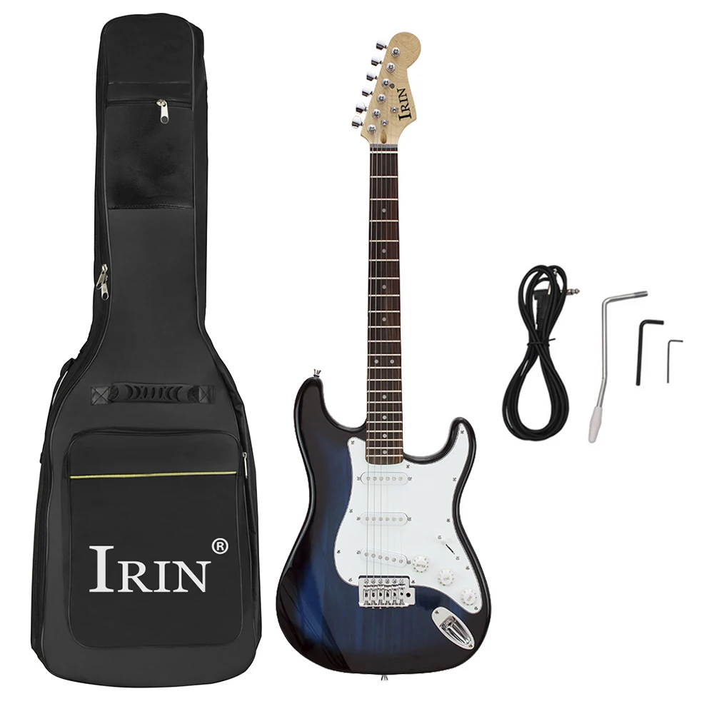 

IRIN 39 Inch 22 Frets ST Electric Guitar 6 Strings Maple Body Neck Electric Guitarra With Necessary Guitar Parts & Accessories