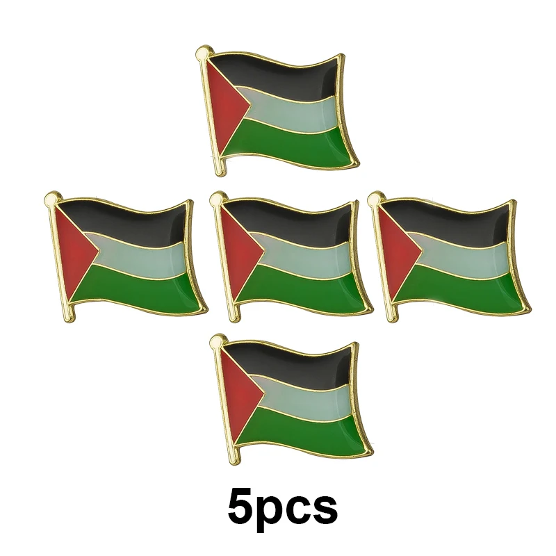 

1-100 шт., значок с флагом Палестины, значок с флагом, брошь, значки