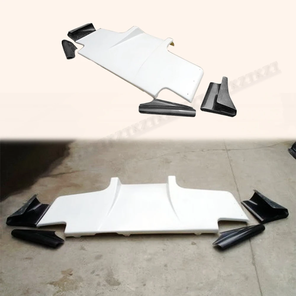 

For Nissan Skyline R32 Gtr Gts Ts Style Rear Diffuser W/ Metal Fitting Accessories (3Pcs) Fiber Glass