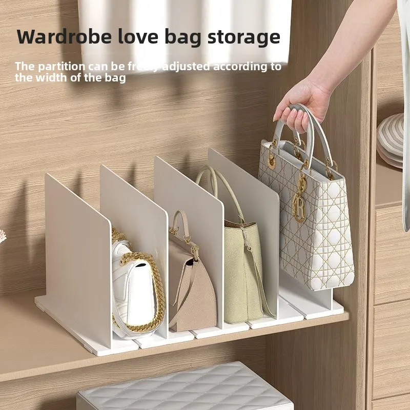 

Plastic Storage Box Organizer Divider Home Use elf Separator Bag Book Arrangement Bloing Board Closet Partition Plate
