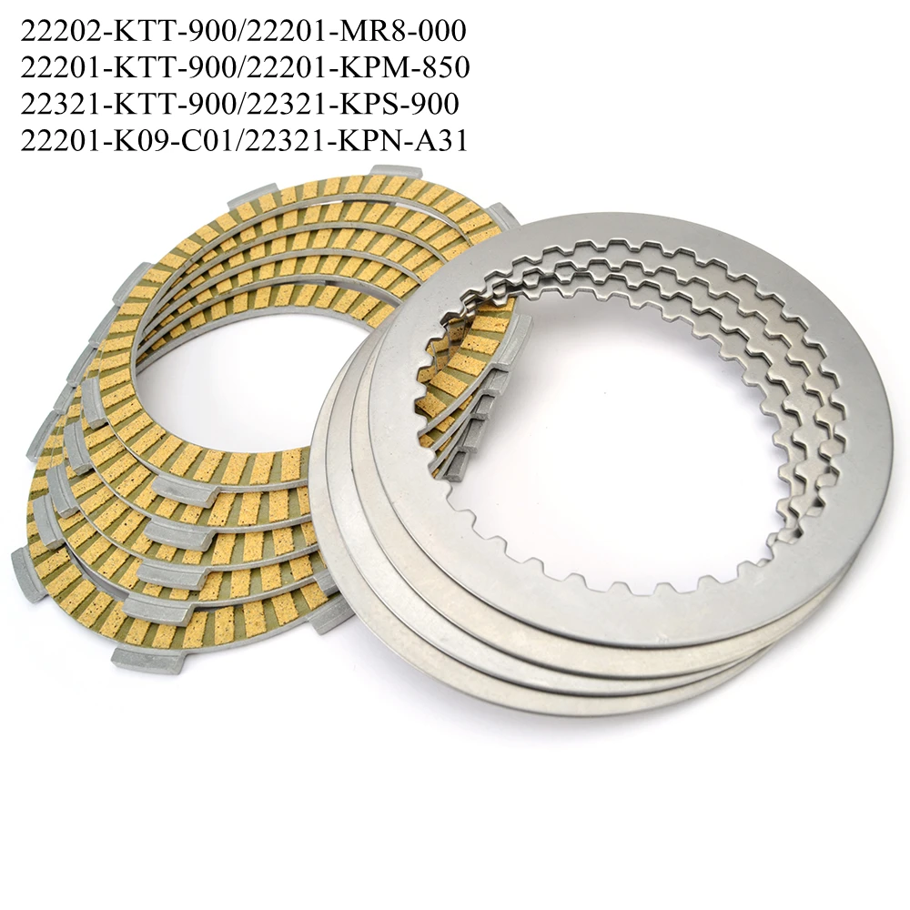 Tarcze tarcza cierna sprzęgła do Honda CRF150F CBF125 CBF150 cbf125f 22202-KTT-900 22201-MR8-000 22201-K09-C01 22321-KPS-900