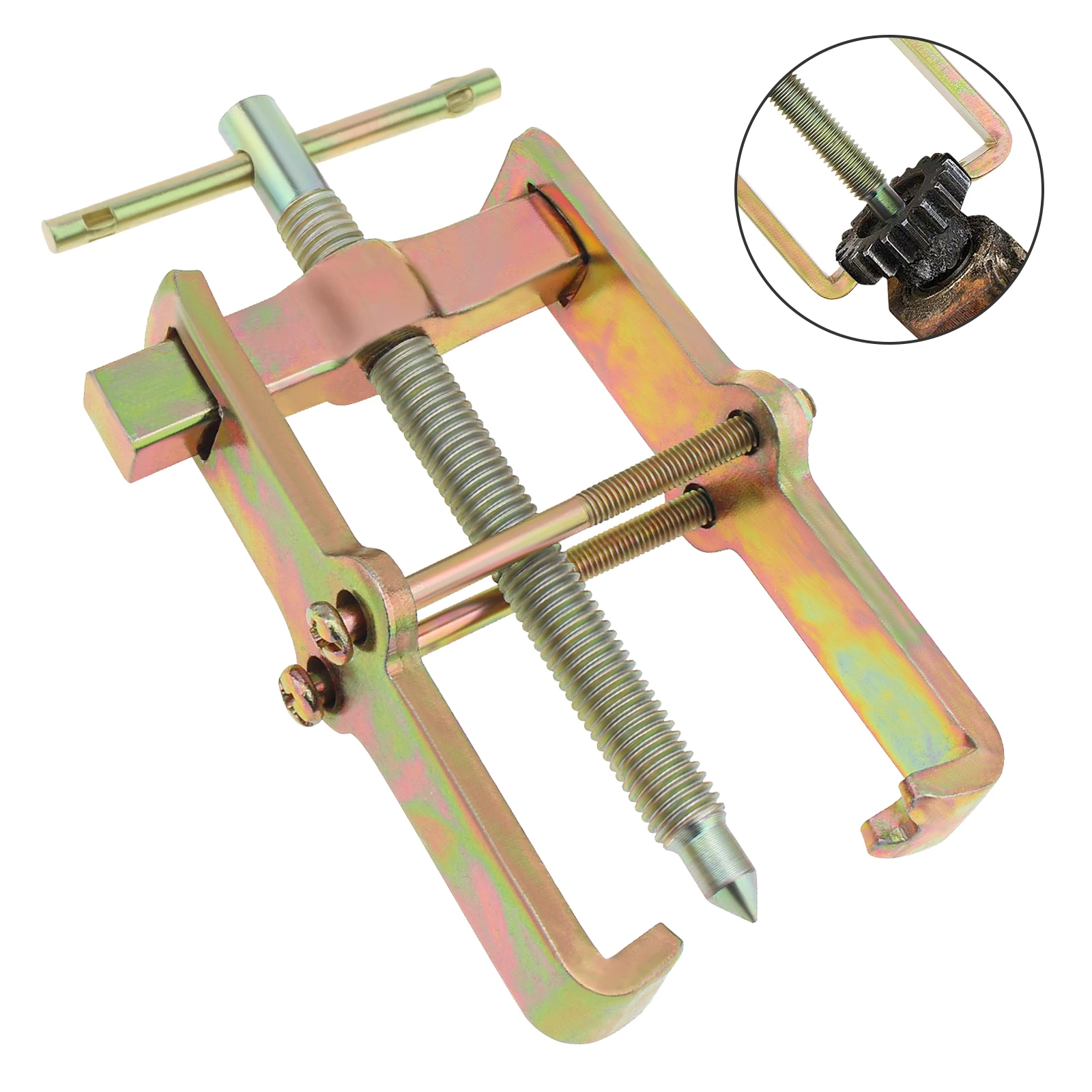 

Practical 4 Inch Two-claw Puller Separate Lifting Device Multi-purpose Pull Strengthen Bearing Rama for Auto Mechanic Hand Tools